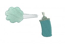 Stickdatei - Spraydose